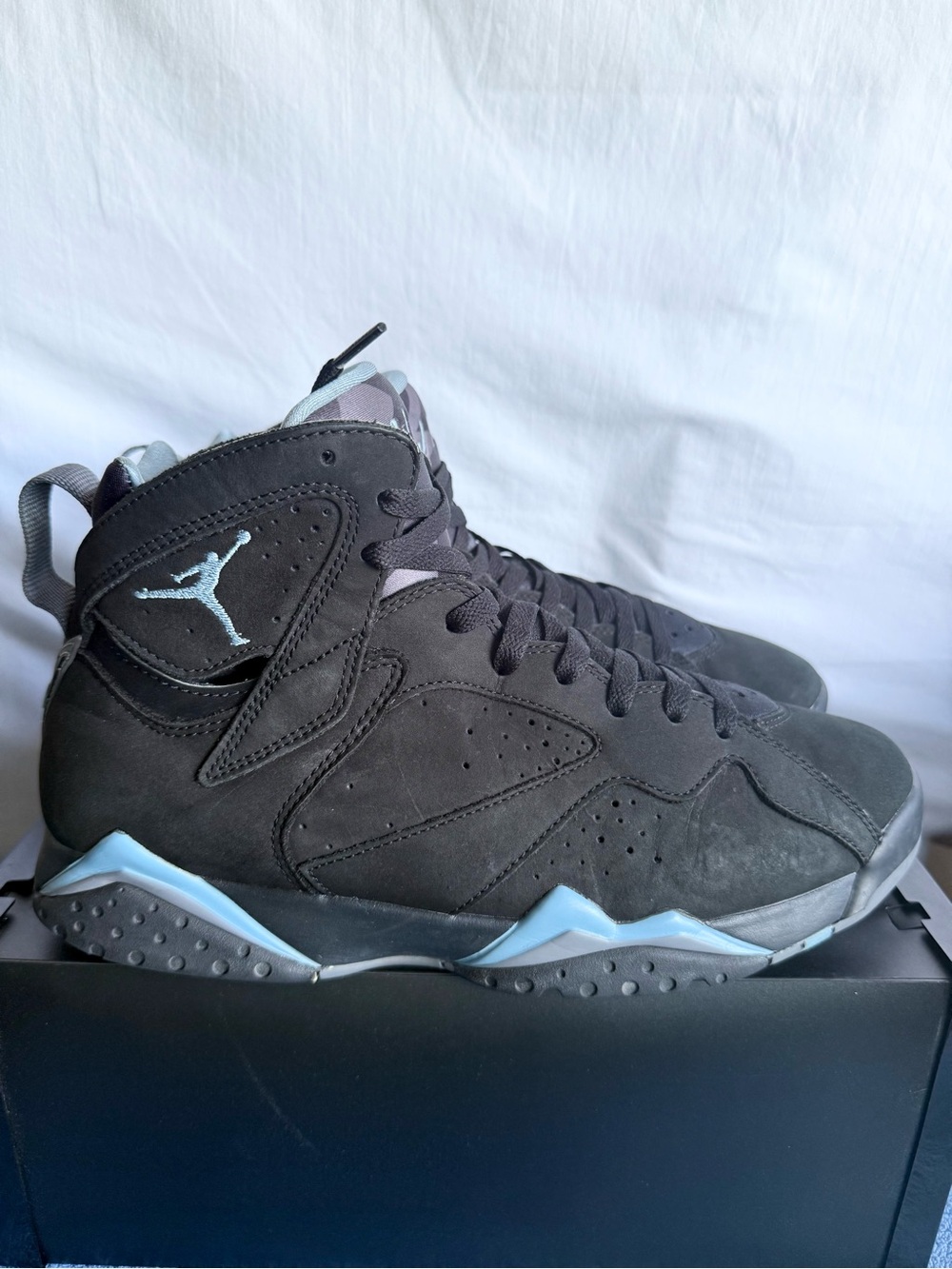 AUTHENTIC Jordan 7 Retro Chambray size 10.5 CU9307-004 2023 PRE-OWNED